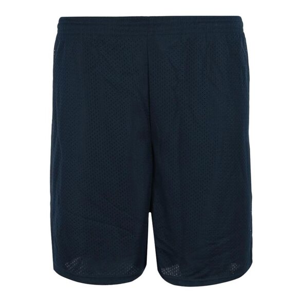 CTM Men's Big & Tall Mesh 9-Inch Athletic Shorts - Picture 1 of 4